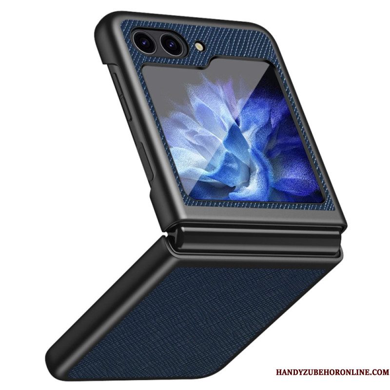 Case Hoesje Samsung Galaxy Z Flip 7 Fe Telefoonhoesje Kruisstructuur