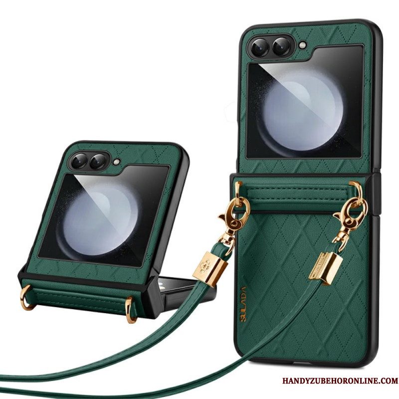 Case Hoesje Samsung Galaxy Z Flip 7 Fe Telefoonhoesje Sulada Schouderband