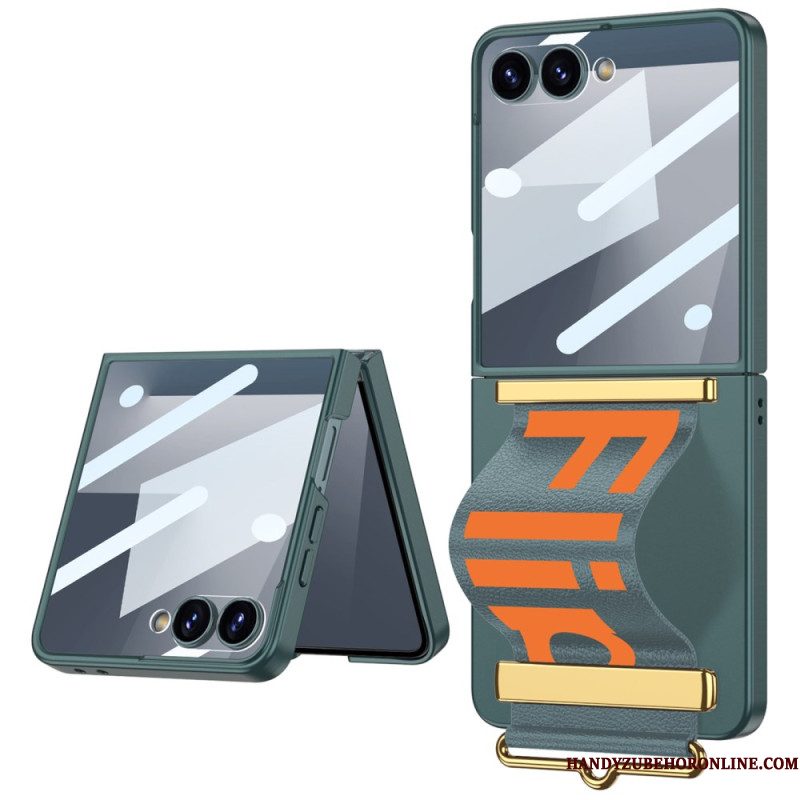 Case Hoesje Samsung Galaxy Z Flip 7 Telefoonhoesje Gkk-riem