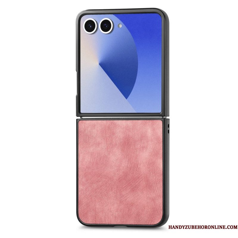 Case Hoesje Samsung Galaxy Z Flip 7 Telefoonhoesje Suède-effect