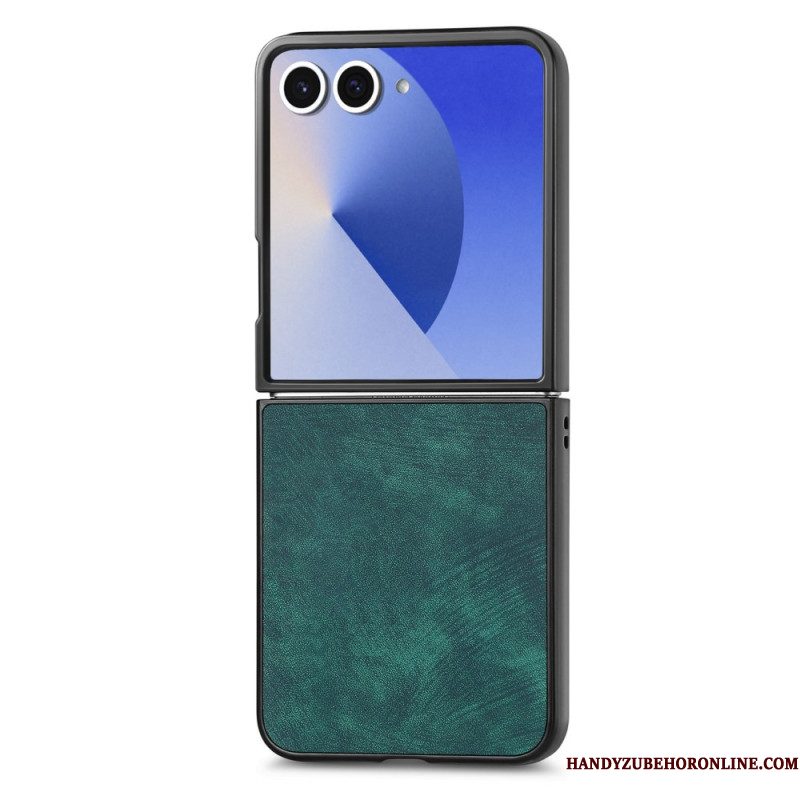 Case Hoesje Samsung Galaxy Z Flip 7 Telefoonhoesje Suède-effect