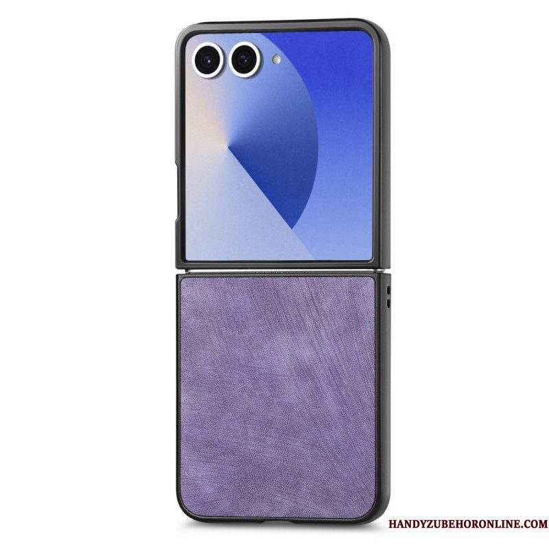 Case Hoesje Samsung Galaxy Z Flip 7 Telefoonhoesje Suède-effect