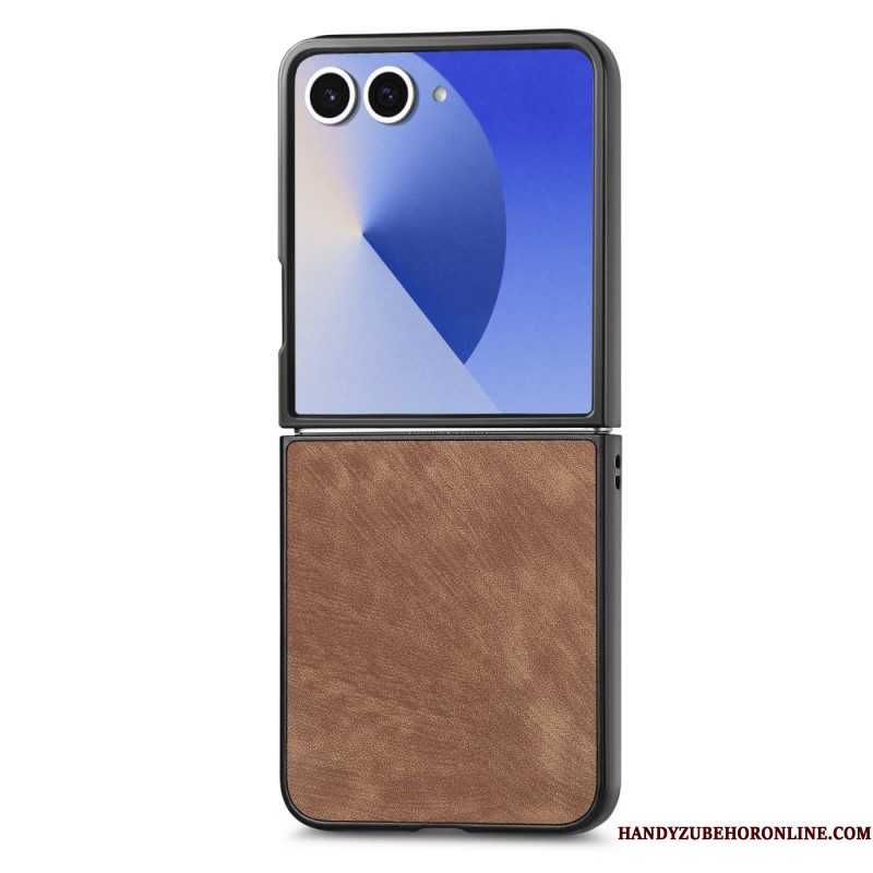 Case Hoesje Samsung Galaxy Z Flip 7 Telefoonhoesje Suède-effect