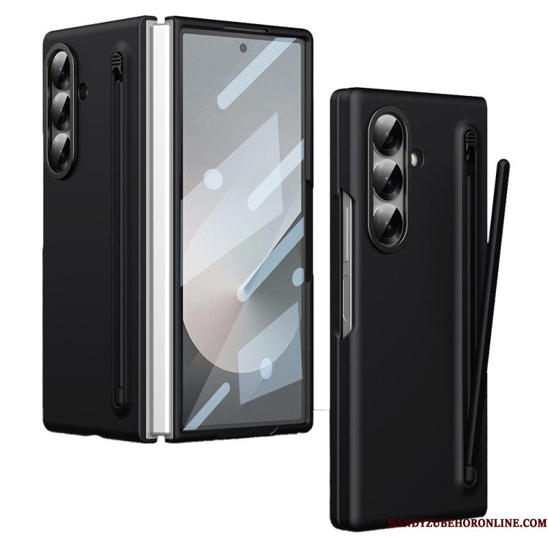 Case Hoesje Samsung Galaxy Z Fold 7 Telefoonhoesje Schermbeschermer Van Gehard Glas En Stylus