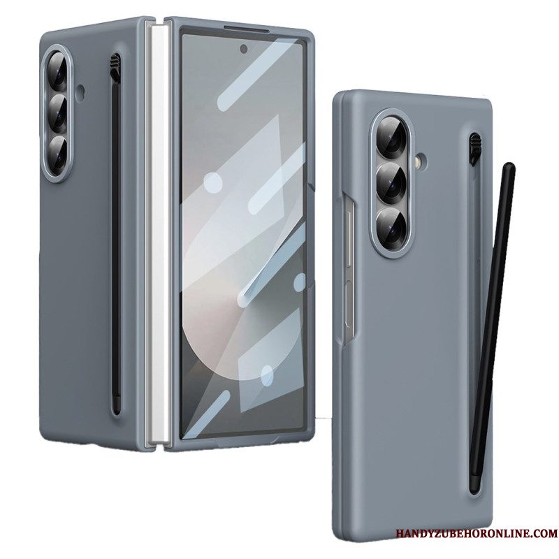 Case Hoesje Samsung Galaxy Z Fold 7 Telefoonhoesje Schermbeschermer Van Gehard Glas En Stylus