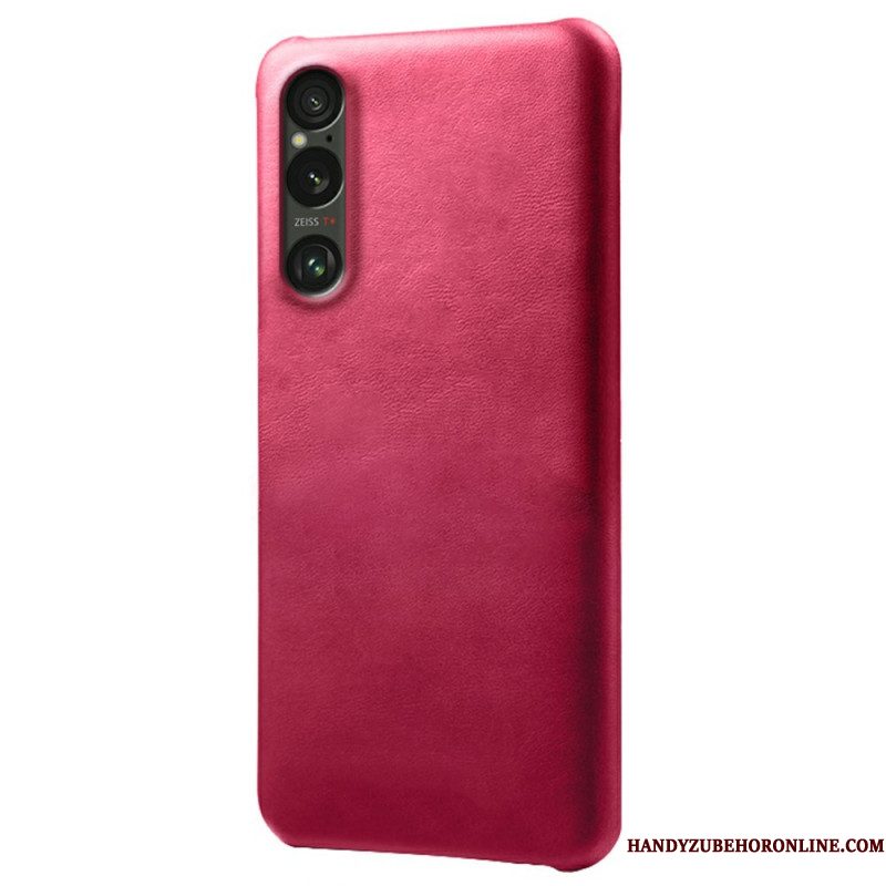 Case Hoesje Sony Xperia 1 Vii Telefoonhoesje Leer Effect