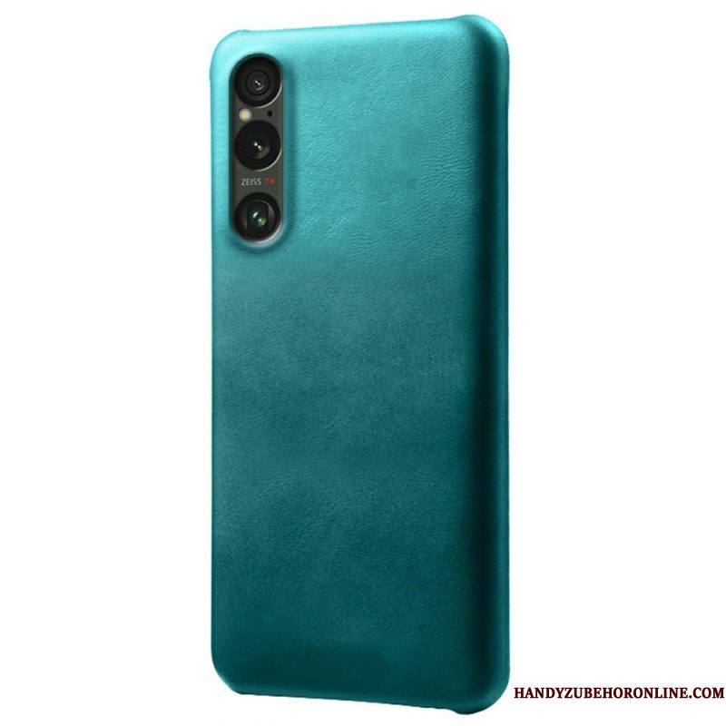 Case Hoesje Sony Xperia 1 Vii Telefoonhoesje Leer Effect