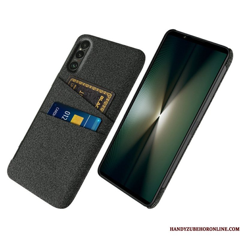 Case Hoesje Sony Xperia 1 Vii Telefoonhoesje Stoffen Kaarthouder