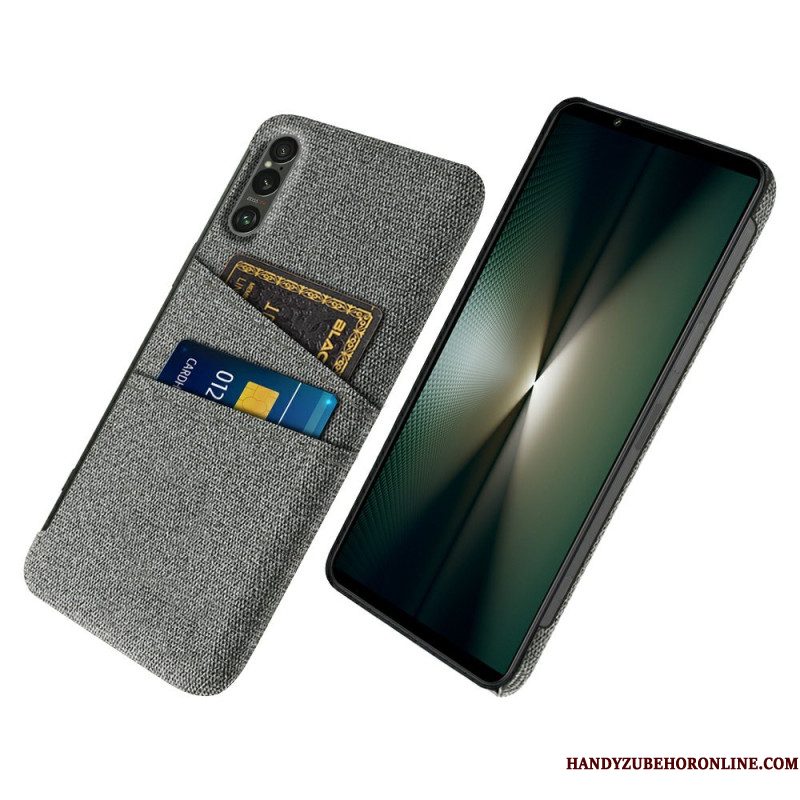 Case Hoesje Sony Xperia 1 Vii Telefoonhoesje Stoffen Kaarthouder