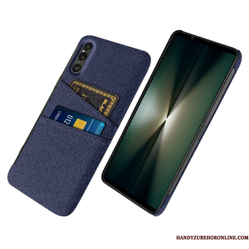 Case Hoesje Sony Xperia 1 Vii Telefoonhoesje Stoffen Kaarthouder