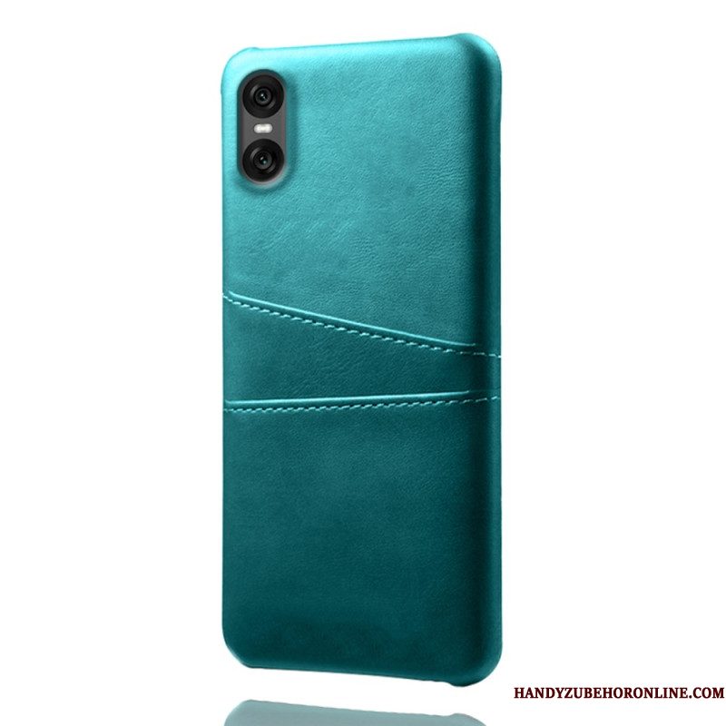 Case Hoesje Sony Xperia 10 Vii Telefoonhoesje Kaarthouder Met Lederlook