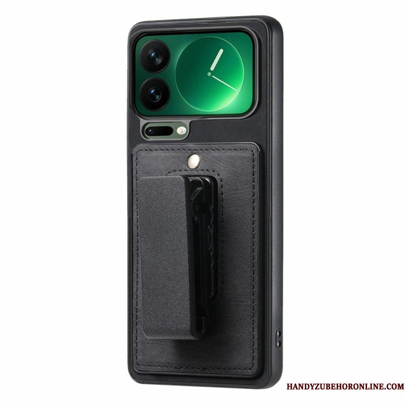 Case Hoesje Xiaomi 17 Pro Max Telefoonhoesje Riemclip En Geïntegreerde Standaard
