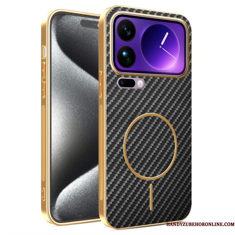 Case Hoesje Xiaomi 17 Pro Telefoonhoesje Carbon Fiber Texture