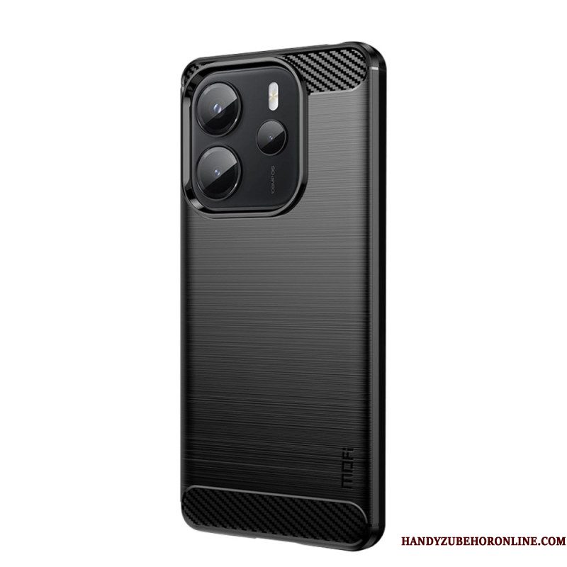 Case Hoesje Xiaomi Redmi Note 14 4g Telefoonhoesje Geborsteld Koolstofvezel