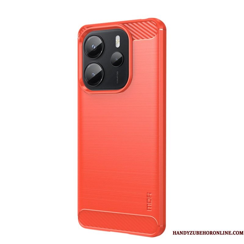 Case Hoesje Xiaomi Redmi Note 14 4g Telefoonhoesje Geborsteld Koolstofvezel