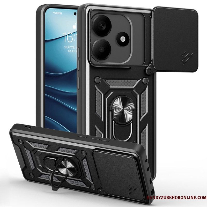 Case Hoesje Xiaomi Redmi Note 14 5g Telefoonhoesje Schuifbare Camerahoes En Standaard