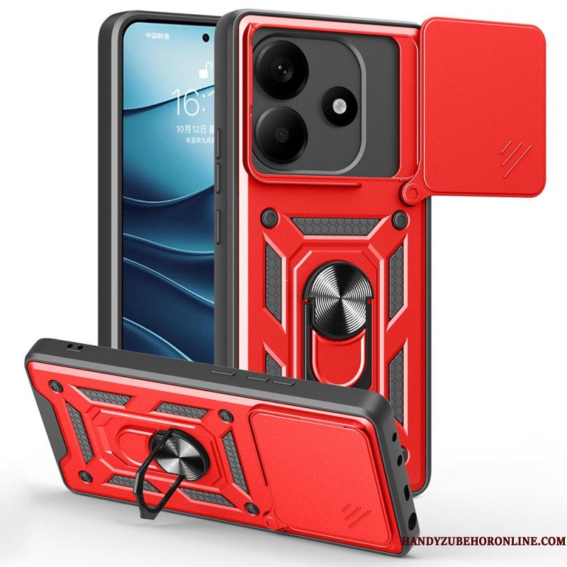 Case Hoesje Xiaomi Redmi Note 14 5g Telefoonhoesje Schuifbare Camerahoes En Standaard