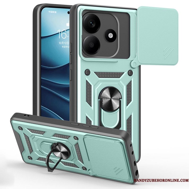 Case Hoesje Xiaomi Redmi Note 14 5g Telefoonhoesje Schuifbare Camerahoes En Standaard