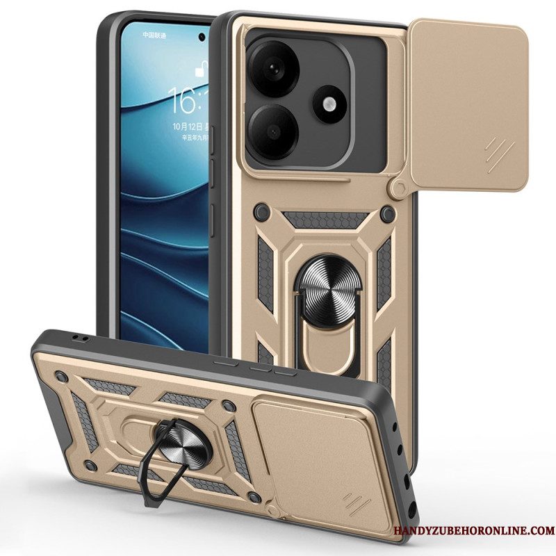 Case Hoesje Xiaomi Redmi Note 14 5g Telefoonhoesje Schuifbare Camerahoes En Standaard