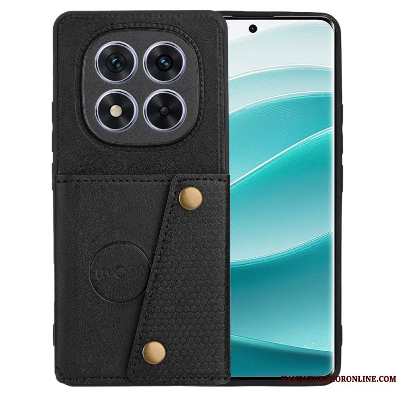 Case Hoesje Xiaomi Redmi Note 14 Pro Plus 5g Telefoonhoesje Kaarthouder En Standaard In Lederlook