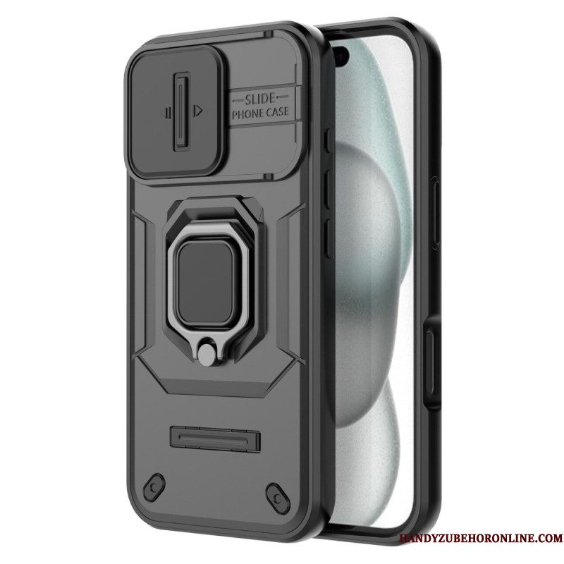 Case Hoesje iPhone 17 Telefoonhoesje Duurzame Ring Met Camera Beschermer