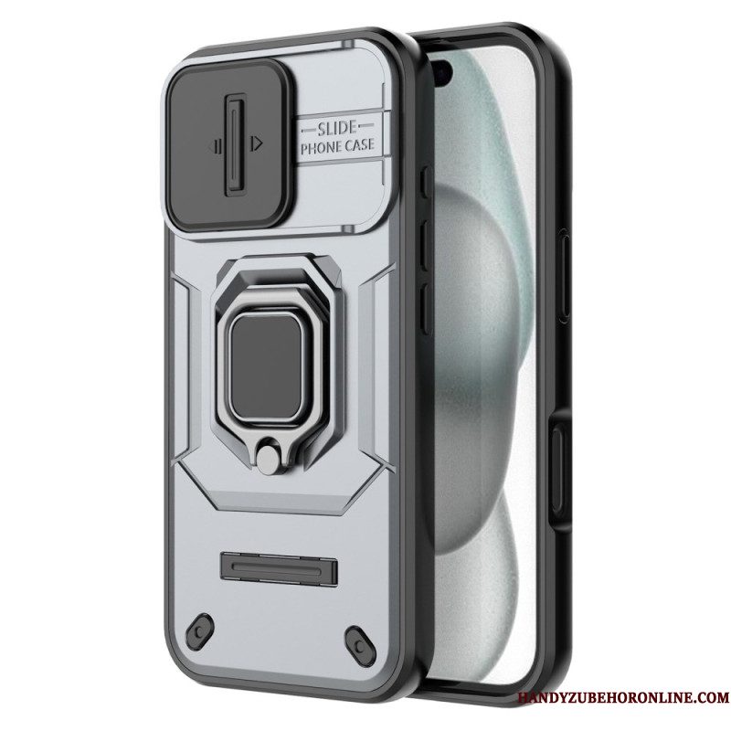 Case Hoesje iPhone 17 Telefoonhoesje Duurzame Ring Met Camera Beschermer