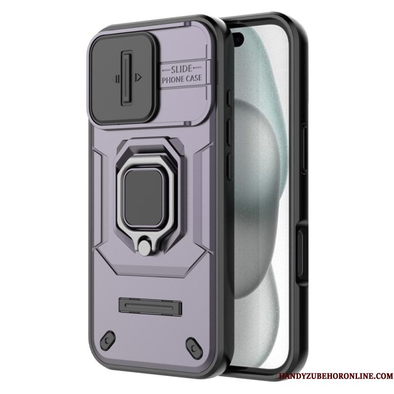 Case Hoesje iPhone 17 Telefoonhoesje Duurzame Ring Met Camera Beschermer