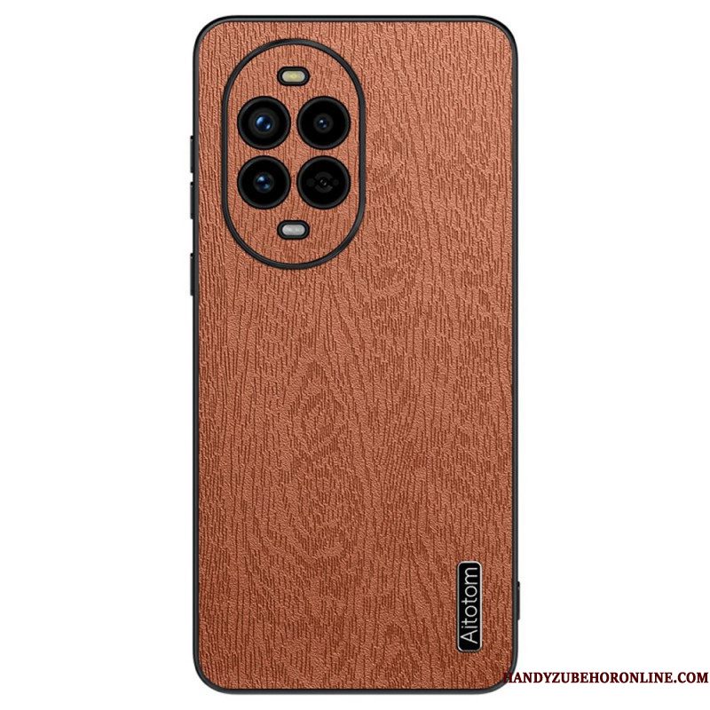 Cover Hoesje Huawei Nova 13 Pro Telefoonhoesje Houtnerf-effect