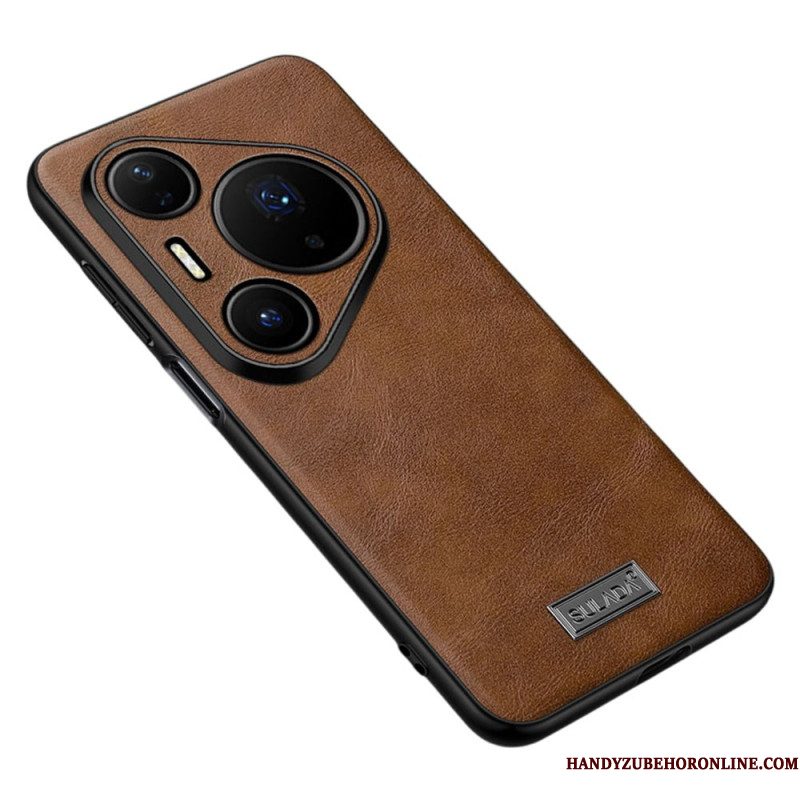 Cover Hoesje Huawei Pura 80 Pro Telefoonhoesje Sulada Lederlook
