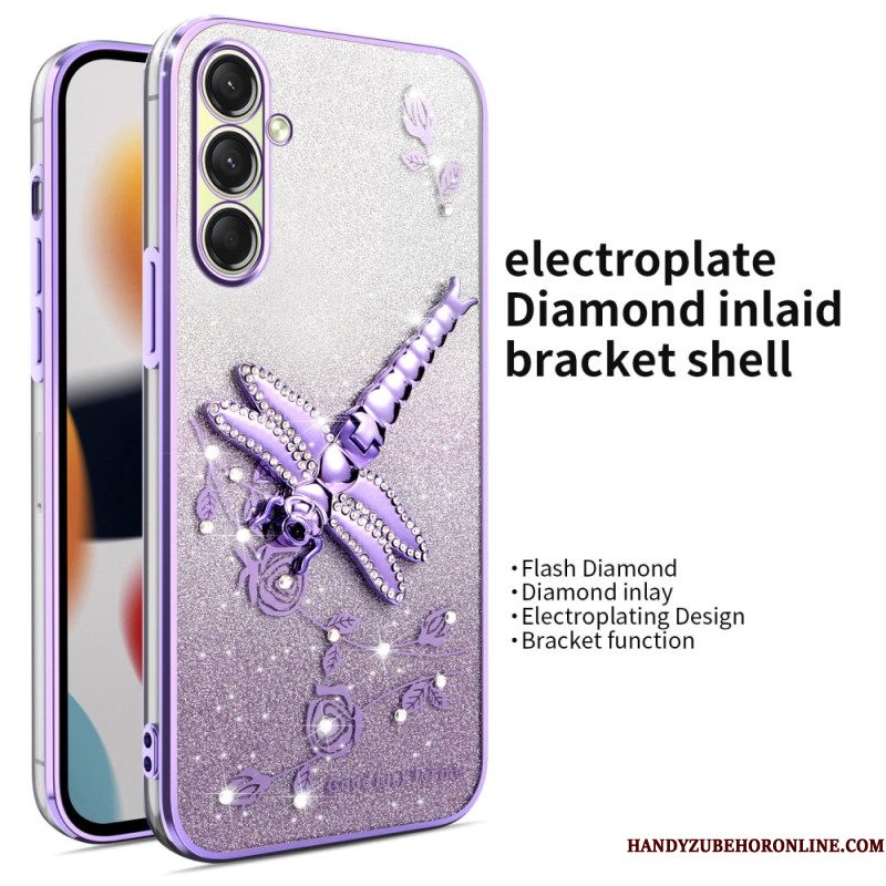 Cover Hoesje Samsung Galaxy A17 4g / 5g Telefoonhoesje Kadem Libellenhouder
