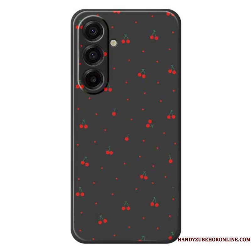 Cover Hoesje Samsung Galaxy A17 4g / 5g Telefoonhoesje Kersen