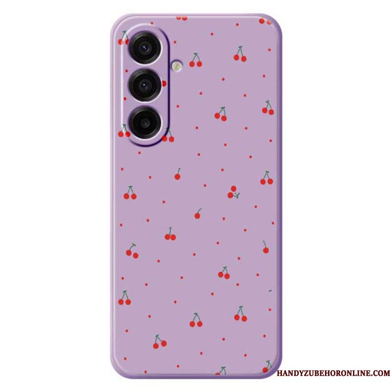 Cover Hoesje Samsung Galaxy A17 4g / 5g Telefoonhoesje Kersen