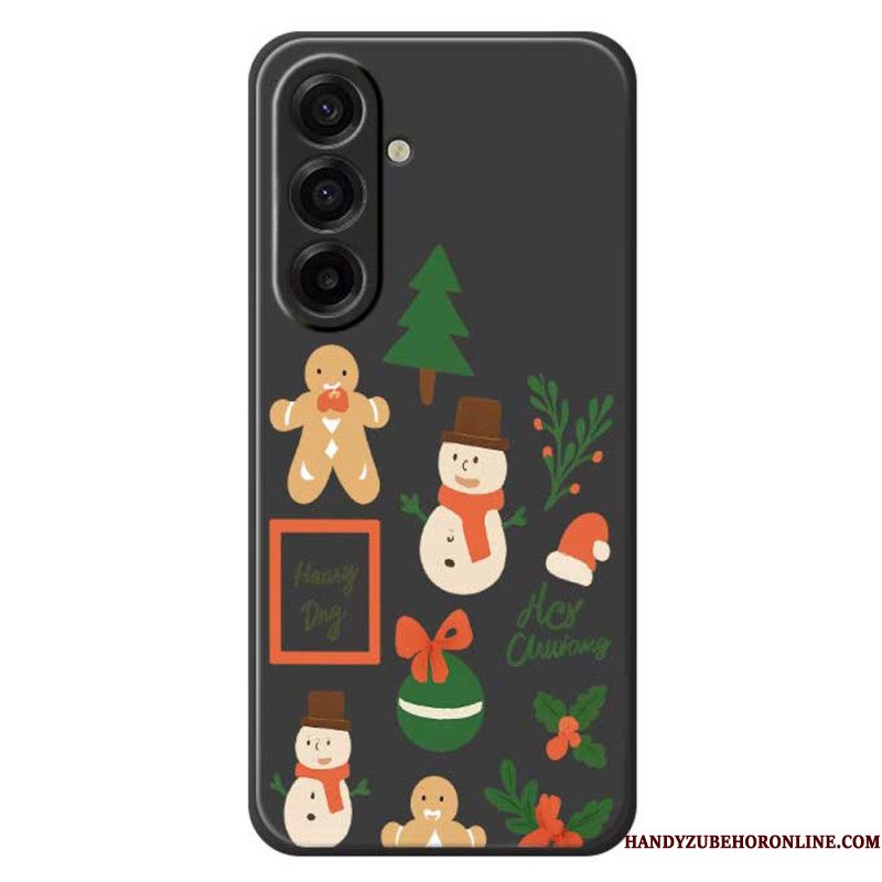 Cover Hoesje Samsung Galaxy A17 4g / 5g Telefoonhoesje Kerstmis