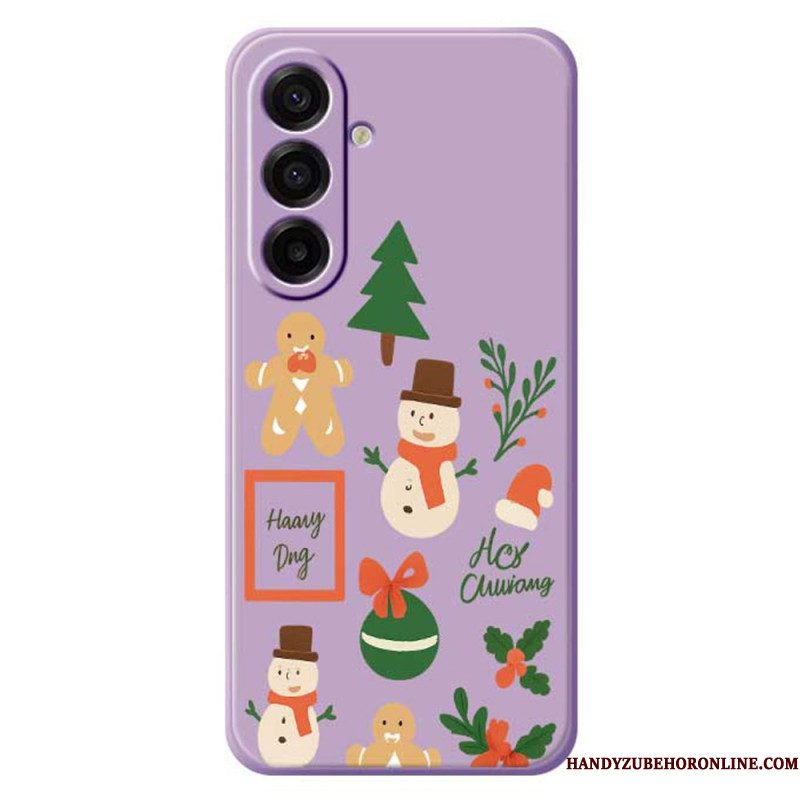 Cover Hoesje Samsung Galaxy A17 4g / 5g Telefoonhoesje Kerstmis