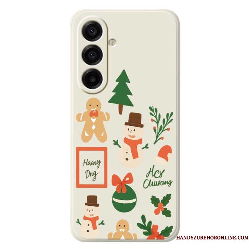 Cover Hoesje Samsung Galaxy A17 4g / 5g Telefoonhoesje Kerstmis