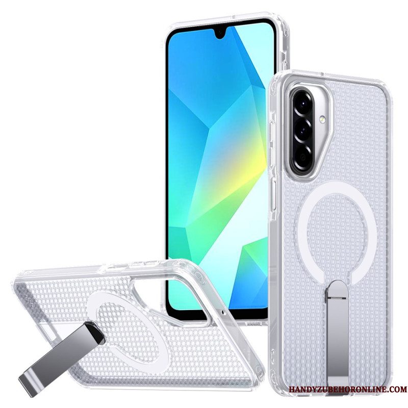 Cover Hoesje Samsung Galaxy A17 4g / 5g Telefoonhoesje Magnetische Rastertextuur