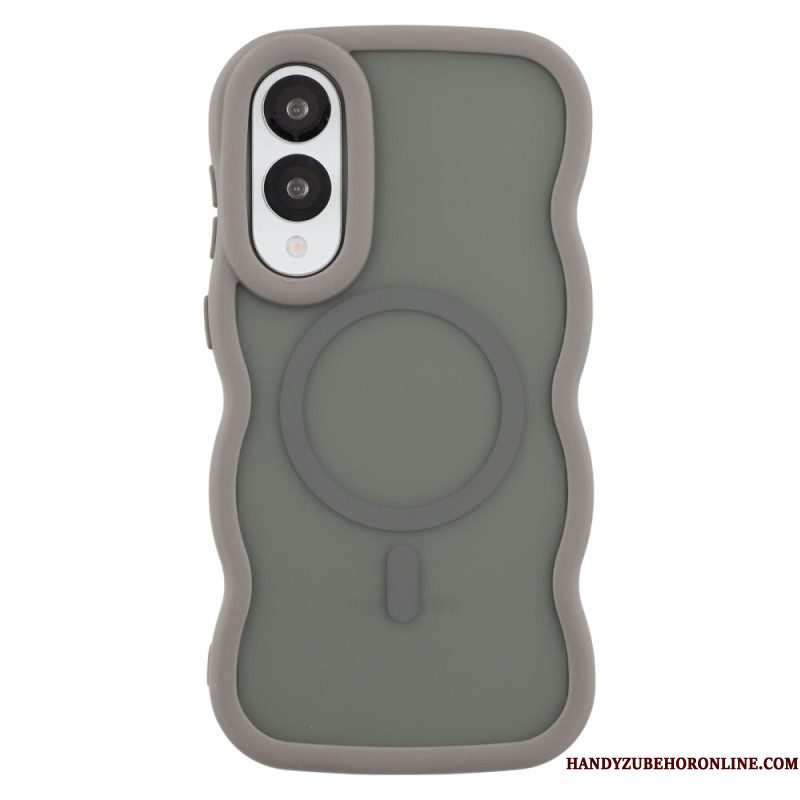 Cover Hoesje Samsung Galaxy S25 5g Edge Telefoonhoesje Magsafe-compatibel Ripple