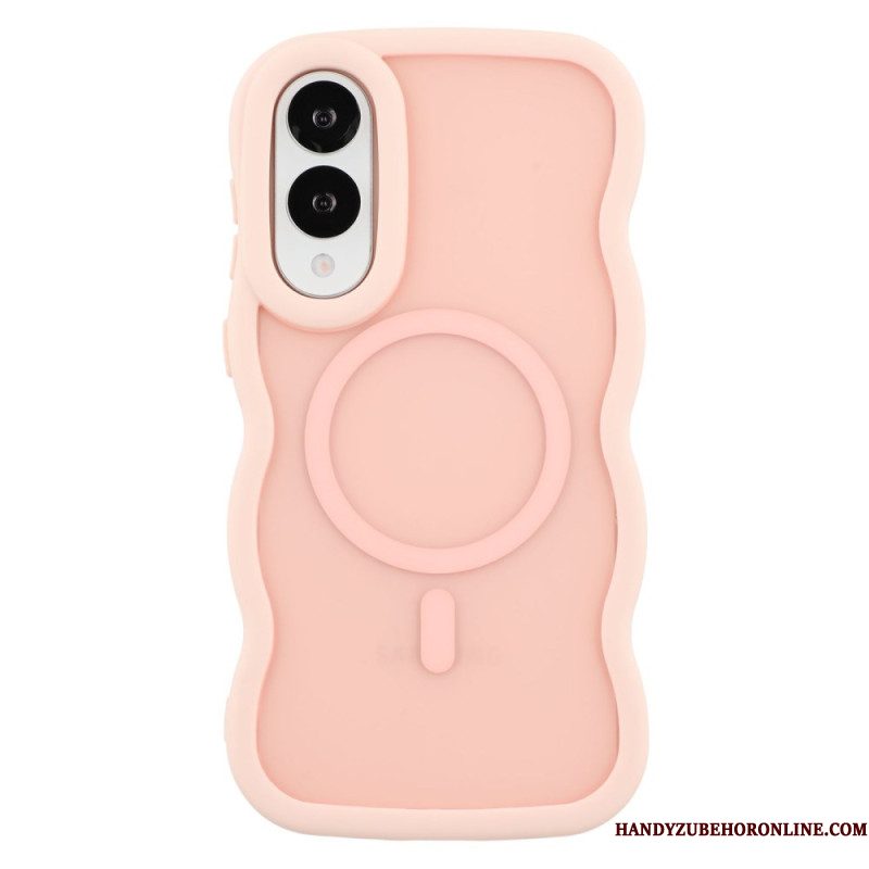 Cover Hoesje Samsung Galaxy S25 5g Edge Telefoonhoesje Magsafe-compatibel Ripple
