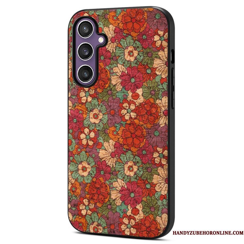 Cover Hoesje Samsung Galaxy S25 5g Telefoonhoesje Bloemenpatroon