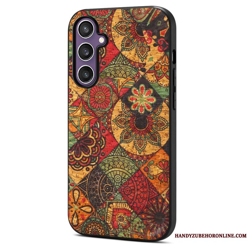 Cover Hoesje Samsung Galaxy S25 5g Telefoonhoesje Bloemenpatroon