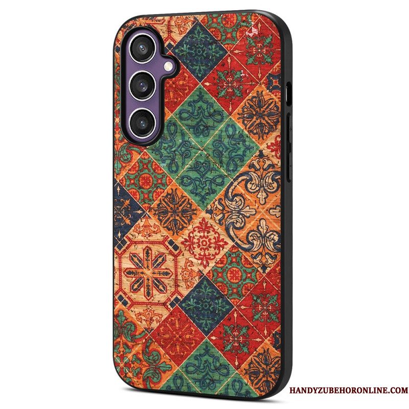 Cover Hoesje Samsung Galaxy S25 5g Telefoonhoesje Bloemenpatroon