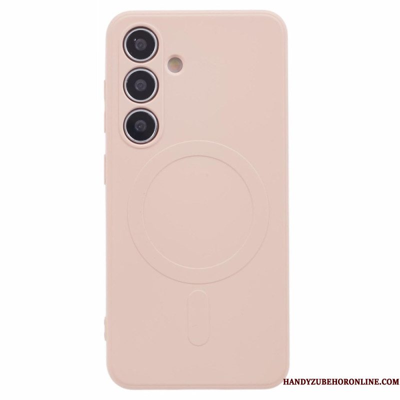Cover Hoesje Samsung Galaxy S25 5g Telefoonhoesje Magsafe-compatibel Siliconen