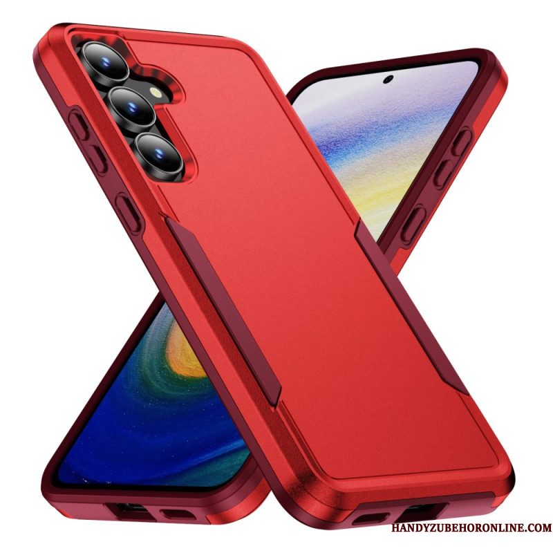 Cover Hoesje Samsung Galaxy S25 Fe Telefoonhoesje Metaaleffect