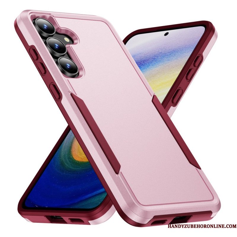 Cover Hoesje Samsung Galaxy S25 Fe Telefoonhoesje Metaaleffect