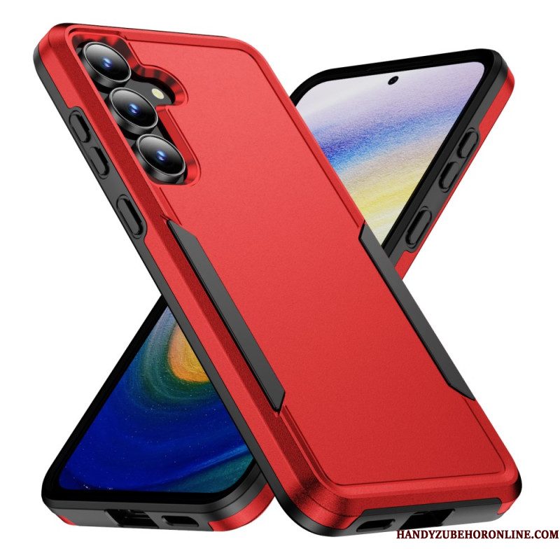 Cover Hoesje Samsung Galaxy S25 Fe Telefoonhoesje Metaaleffect