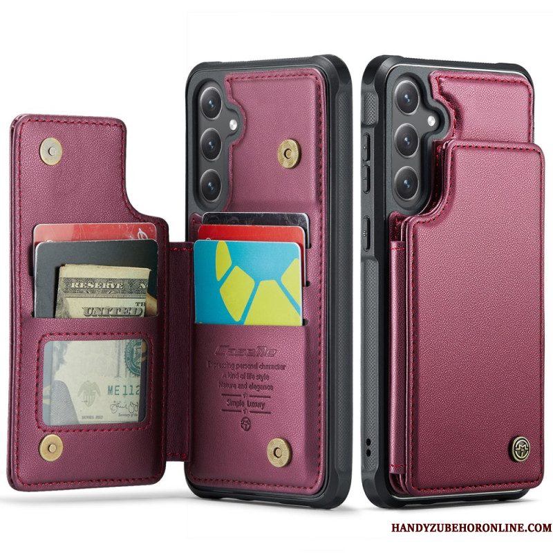 Cover Hoesje Samsung Galaxy S25 Fe Telefoonhoesje Portemonnee Met Rfid-vergrendeling