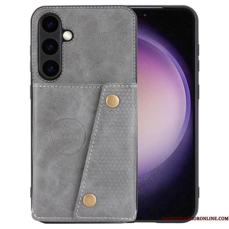 Cover Hoesje Samsung Galaxy S25 Plus 5g Telefoonhoesje Kaarthouder Van Imitatieleer