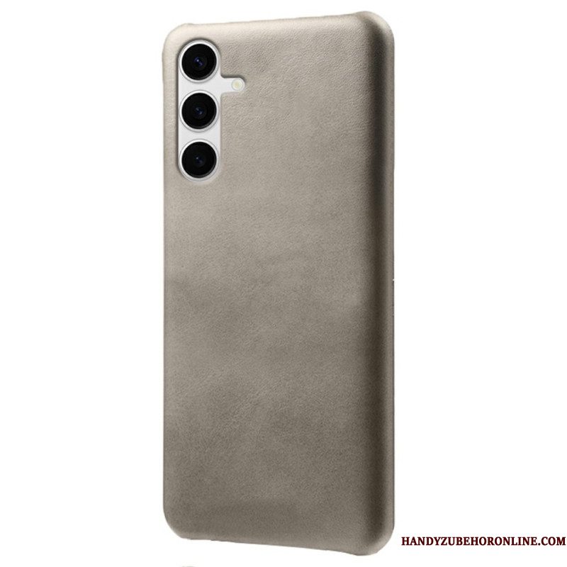 Cover Hoesje Samsung Galaxy S25 Plus 5g Telefoonhoesje Leer-effect