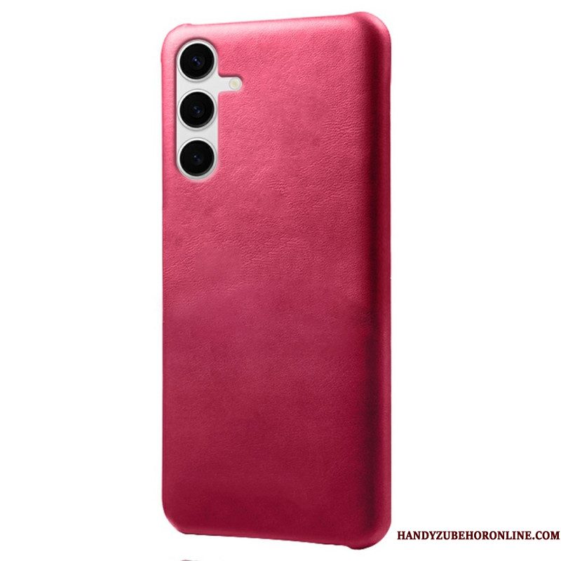 Cover Hoesje Samsung Galaxy S25 Plus 5g Telefoonhoesje Leer-effect