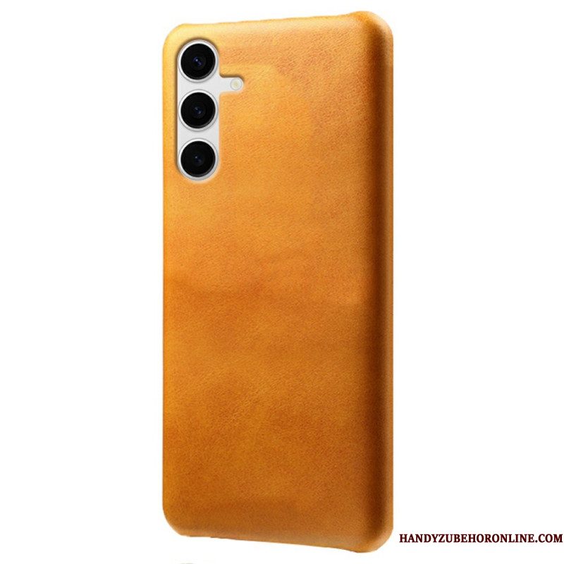 Cover Hoesje Samsung Galaxy S25 Plus 5g Telefoonhoesje Leer-effect